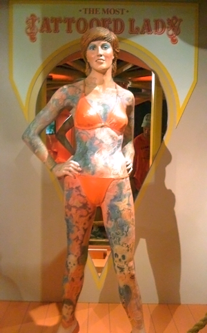Most Tattooed Lady. Posted by: gretchen on August 6, 2008 in Random Musings 